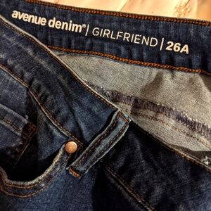 Avenue Denim Girlfriend Jeans